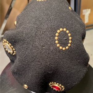 Vintage Rhinestone wool hat